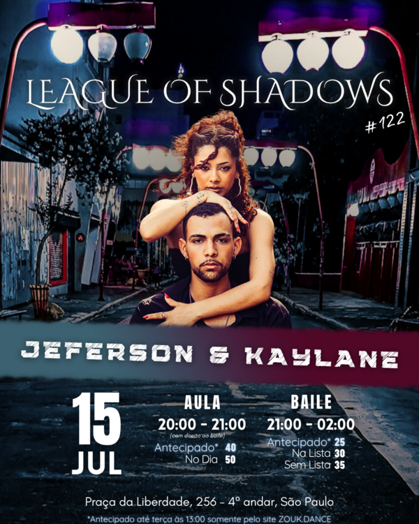 LOS 122 - Jeferson e Kaylane Event-Flyer